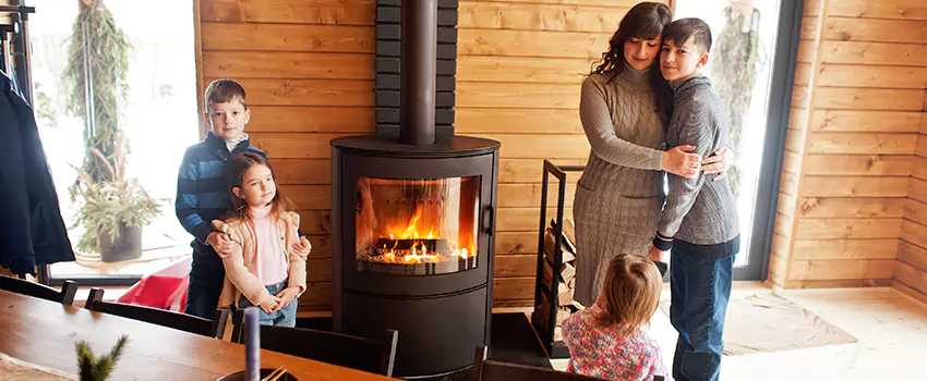 Morso Cast Iron Fireplace Insert Installation in Willowdale, Ontario