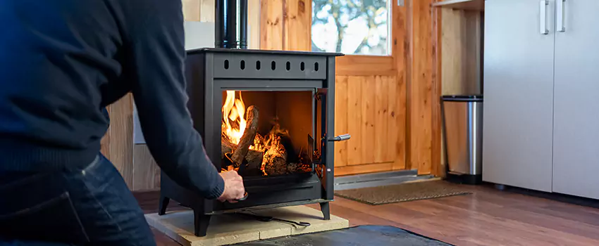 Open Hearth Wood Fireplace Installation in Willowdale, ON